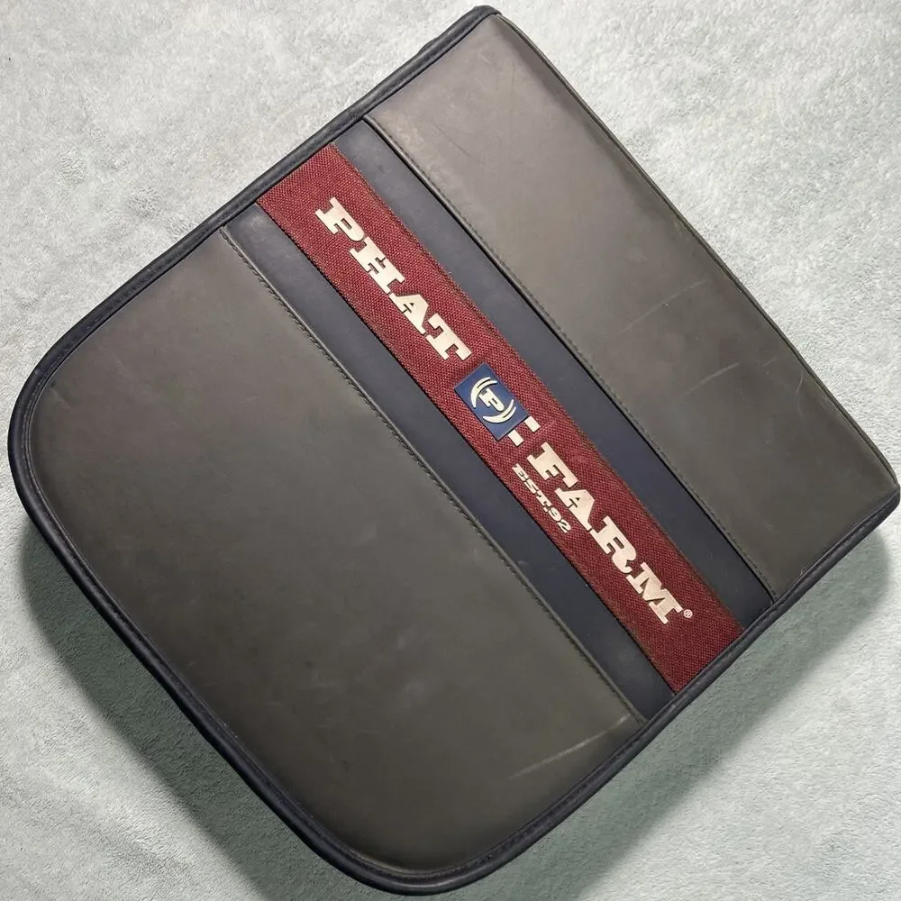 Y2K 2000s Vintage Phat Farm 18 Page CD Disk Case Hard Plastic Top Vtg Grunge 90s